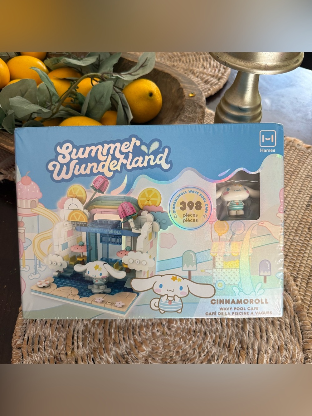 New Cinnamoroll Summer Wunderland Theme Park Building Blocks (Wave Pool Café)